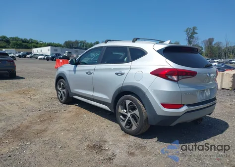 2017 Hyundai Tucson Limited from USA, damaged, VIN KM8J3CA21HU381144